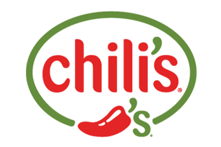 The Chili's restaurant logo featuring red text inside a green oval in McLennan County, Texas.