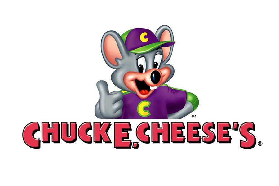 The Chuck E. Cheese logo featuring the mouse mascot giving a thumbs up in McLennan County, Texas.