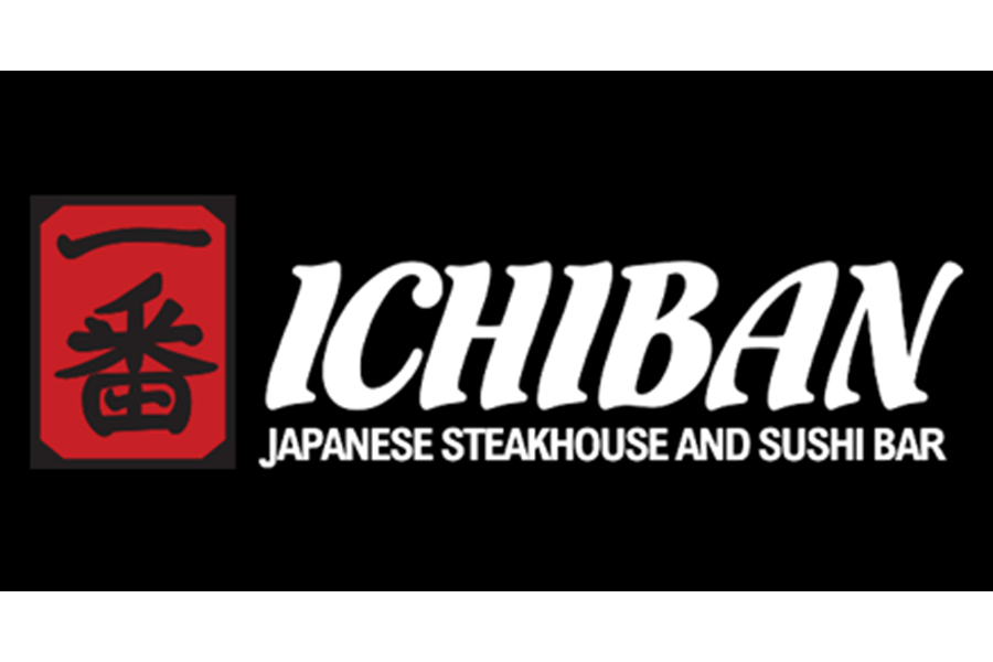 The logo for Ichiban Japanese Steakhouse and Sushi Bar on a black background in McLennan County, Texas.