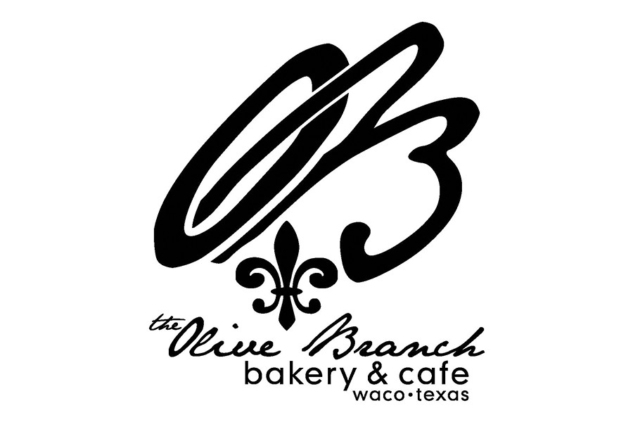 The logo for The Olive Branch Bakery & Cafe in Waco, Texas in McLennan County, Texas.