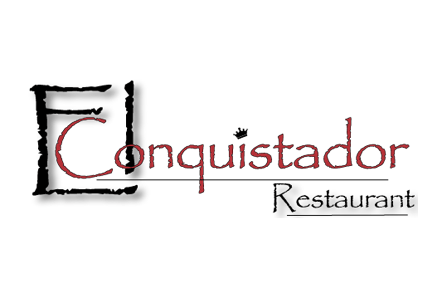 The logo for El Conquistador Restaurant with a small crown icon in McLennan County, Texas.