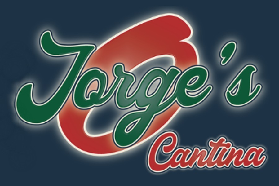 The logo for Jorge's Cantina featuring stylized green and red text on a dark background in McLennan County, Texas.