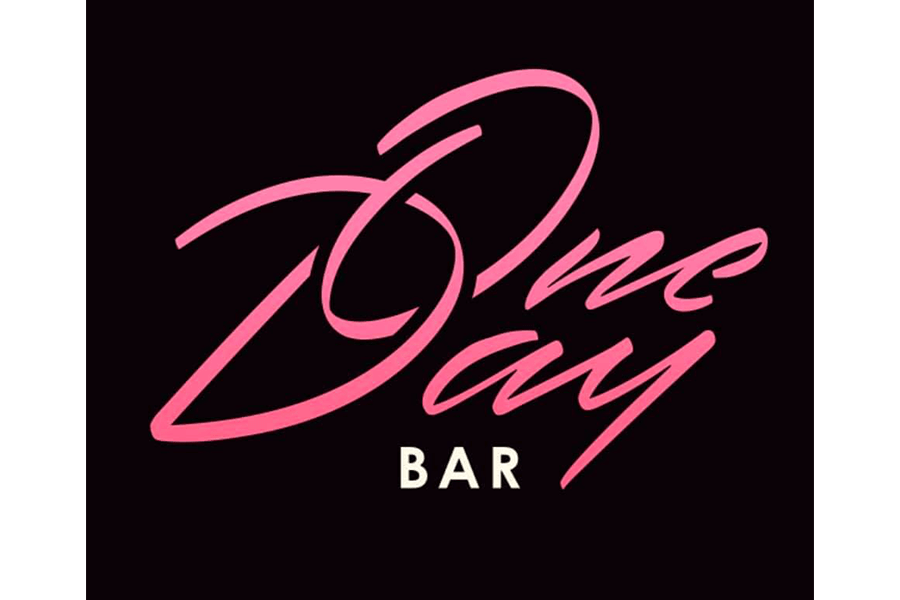 A logo featuring the words One Day in pink script over the word BAR in McLennan County, Texas.
