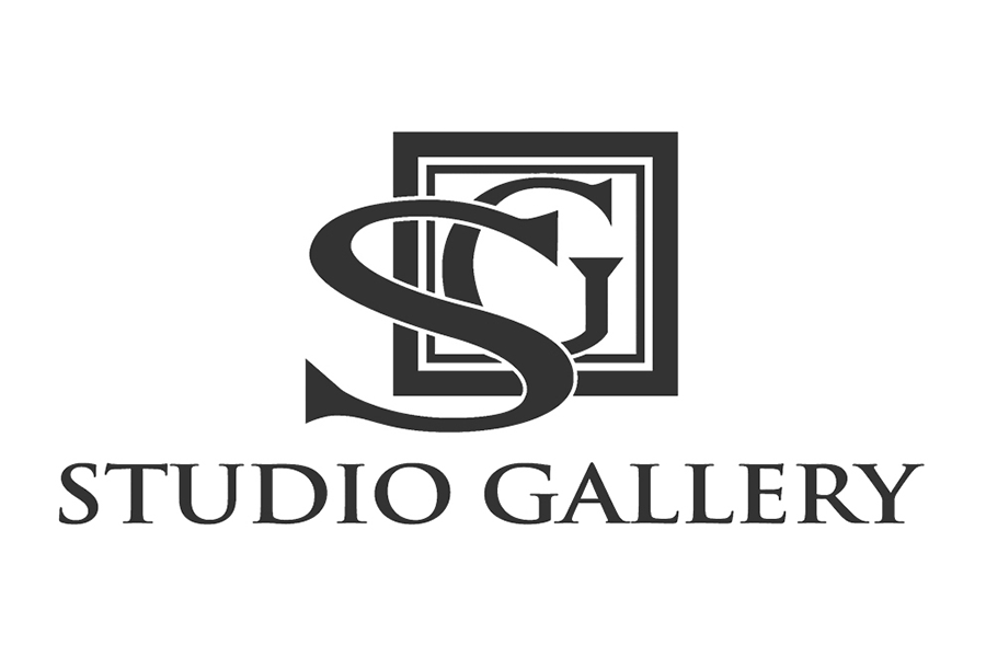 A black and white logo featuring the letters S and G with text Studio Gallery in McLennan County, Texas.
