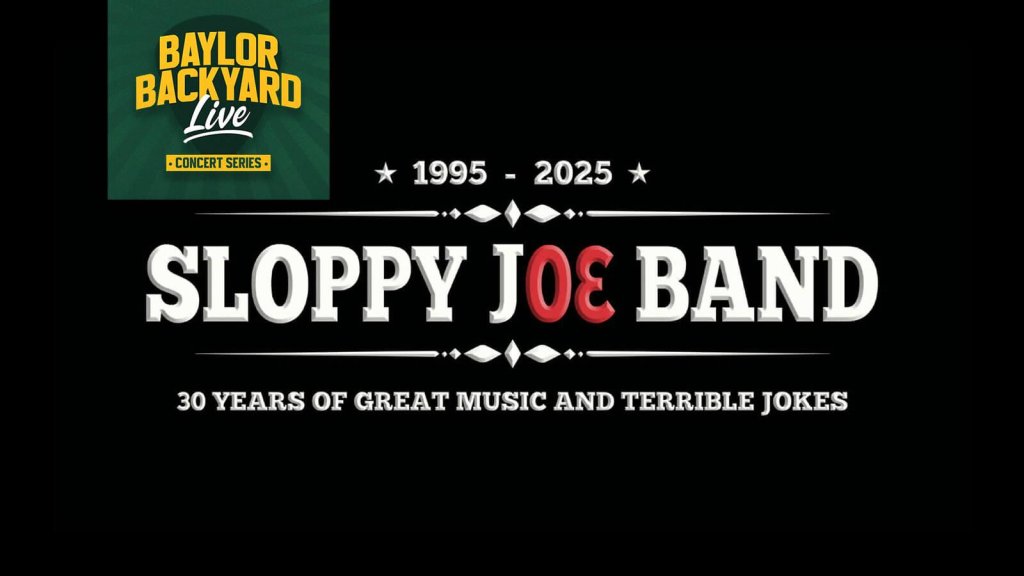 A promotional graphic for the Sloppy Joe Band's 30th anniversary concert series in McLennan County, Texas.